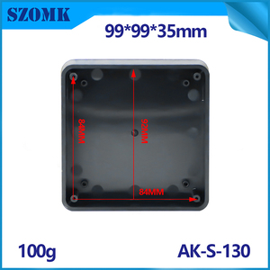SZOMK interruptor personalizado distribución empalme caja de plástico ABS caja IOT dispositivo electrónico caja estándar 99*99*35MM - Product Image 2