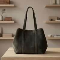Tas Selempang Kulit Asli Modern dengan Ritsleting Lembut, Tali Selempang, Kualitas Terbaik, Tahan Lama, Ringan, 100% Ramah Lingkungan, Kapasitas Besar