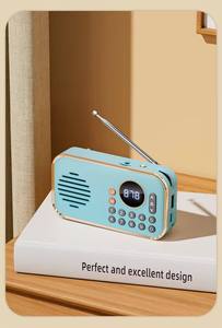 Nhà Máy Trực Tiếp Bán Loa 1500MAh Có Thể Sạc Lại Loa Mini <span class=keywords><strong>Retro</strong></span> Loa - Product Image 2