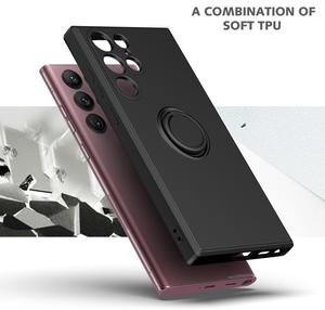 Per Samsung Galaxy S22 S21 S20 Plus Ultra A13 A53 A73 5G A20s M51 <span class=keywords><strong>A52</strong></span> custodia per telefono con cavalletto in TPU smerigliato con copertura morbida - Product Image 3