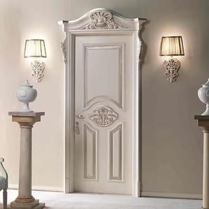 Portes intérieures modernes en bois, fabrication directe <span class=keywords><strong>d</strong></span>'usine, <span class=keywords><strong>porte</strong></span> en MDF à finition lisse avec conception ignifuge et insonorisée - Product Image 4