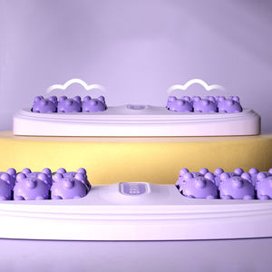 Masajeador de cuatro filas para pies, terapia magnética de acupuntura para piernas, masajeador de pies para el hogar, relajación y estrés - Product Image 2