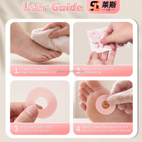 Coussinets de protection en mousse imperméables pour callosités de l'orteil du pied