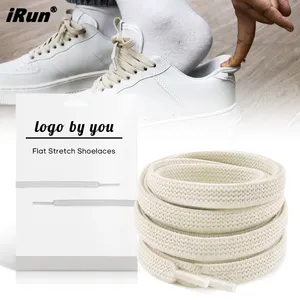 IRun Flat Elastic No Tie Lazy Sport Cordones Elásticos Cordones para zapatos para zapatillas de deporte para adultos y zapatos para niños