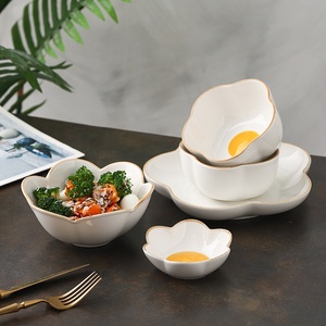 Nuevo Juego de Vajilla de Cerámica con Diseño Creativo y Atractivo, de Alta Calidad, Desechable, para Arroz, Ensalada, Fideos, Sopa, Desayuno - Product Image 3