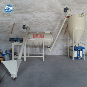 Industrial kecil sederhana pasir semen pita Mixer kering <span class=keywords><strong>Mortar</strong></span> bubuk pencampuran ubin perekat membuat garis Produk - Product Image 2