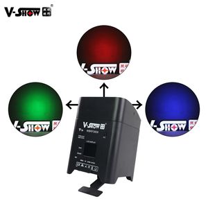 <span class=keywords><strong>VSHOW</strong></span> WBRF0606 Juego de 10 Luces LED Inalámbricas con Estuche, 6 Luces LED RGBWA+UV de 18w 6en1, Alimentadas por Batería, para Escenarios - Product Image 4