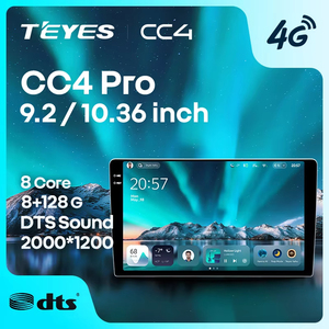 <span class=keywords><strong>TEYES</strong></span> CC4 Para Toyota <span class=keywords><strong>Volkswagen</strong></span> Hyundai Kia Renault Suzuki Honda Audi Lada Nissan CarPlay Android Auto 2DIN Unidad principal para coche - Product Image 1