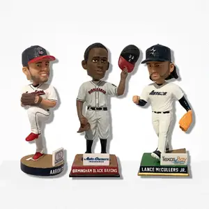 Customize Sports Athletes Bobble Head Star Figurine, Baseball Sports Player Bobblehead Statue for Promotional Souvenir Gifts