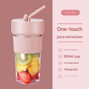 Blender pribadi elektrik Mini dapat diisi ulang USB portabel pembuat <span class=keywords><strong>Smoothie</strong></span> multifungsi untuk penggunaan rumah tangga luar ruangan untuk Hotel - Product Image 5