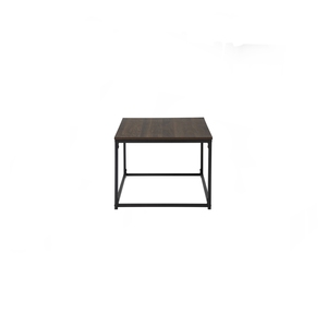 Heavy-Duty Walnut Colour CAPRI Coffee Table Industrial Metal Frame Large Rectangular Center Table for Living Room Entertainment - Product Image 4