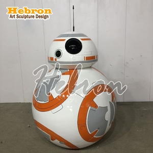 Artisanat en résine BB-8 directement de l'usine, design élégant Warsta, modèle <span class=keywords><strong>Star</strong></span> <span class=keywords><strong>Wars</strong></span> pour Noël et Halloween - Product Image 3