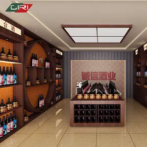 Vetrinetta di vetro di lusso personalizzata CIRI vetrina espositore boutique negozio di liquori Interior Design
