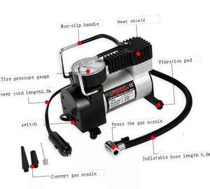 Mini compresseur d'air pour pneus de voiture, 150 Psi, 12V - Product Image 1