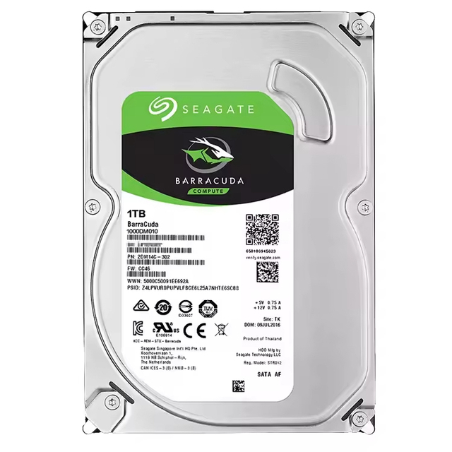 New 1TB 3.5-inch SATA Internal Hard Drive 64MB Cache ST1000VX005 for Server and Video Storage