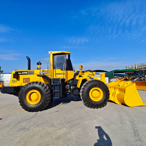 รถตักล้อยางมือสอง Komatsu WA470 ขนาด 20 ตัน สำหรับงานหนัก เครื่องยนต์ Komatsu พร้อมบุ้งกี๋ เกียร์ ปั๊ม และอุปกรณ์ก่อสร้าง - Product Image 3