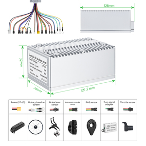<strong>UK</strong> Stock Smart NFC Unlock 500W 60V Ebike Motor <strong>Kit</strong> 27.5 Inch Rear Hub Motor 15N.M Torque LCD Display Disc Brake DIY MTB <strong>Kit</strong> - Product Image 2