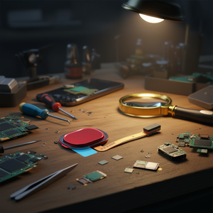 Cable flexible de huellas dactilares rojo de repuesto para Galaxy A30 A40 - Product Image 2