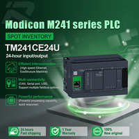 Contrôleur programmable Modicon M241 TM241CE24U PLC, module d'E/S 24 points avec communication PROFINET, 24V DC
