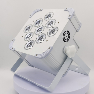 บาร์ LED ไร้สายใช้พลังงานจากแบตเตอรี่9X18W Wi-Fi แบบพกพา DMX512ไฟบนแท่นสำหรับงานแต่งงานหลอดไฟ LED แบบไร้สาย - Product Image 5