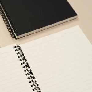 Bán buôn tùy chỉnh in xoắn ốc ràng buộc <span class=keywords><strong>A5</strong></span> Kraft máy tính xách tay dây đôi ràng buộc cho quà tặng có sẵn trong A4 A6 Kích cỡ da Bìa - Product Image 3