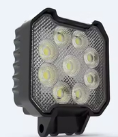 4 Inch 30W Square White Led Driving Light Flood Beam Headlamp 9Led Work Light With ECE R10 for Offroad Forklift Tractor