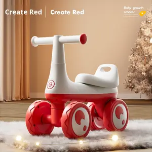 3-in-<b>1</b> Electric Four-Wheel Balance Scooter with Music Safety Features Plastic Construction <b>for</b> <b>1</b>-3 <b>Year</b> <b>Old</b> Boys and Girls - Product Image 6