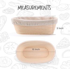 Custom Handmade Eco-Friendly Solid Wood Bread Proofing & Fermentation Basket <b>Set</b> with Breadboard Custom Color Carton Packaging - Product Image 3