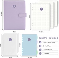 Carnet de voyage multifonctionnel de luxe pour cadres, format A5, papier écologique imprimé UV, reliure à feuilles mobiles, promotion de l'entreprise