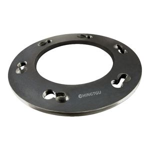 Plaque d'extrémité en acier pour pieu en béton précontraint, haute résistance SM400A Q235 avec trous renforcés pour pieu PHC - Product Image 1