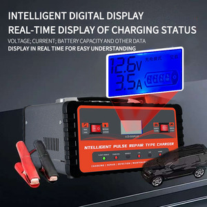 Caricabatterie per <span class=keywords><strong>Auto</strong></span> 12V/24V Intelligente con Riparazione a Impulsi, Alta Potenza, Automatico per Manutenzione Batterie di <span class=keywords><strong>Auto</strong></span>, Camion e Moto - Product Image 4
