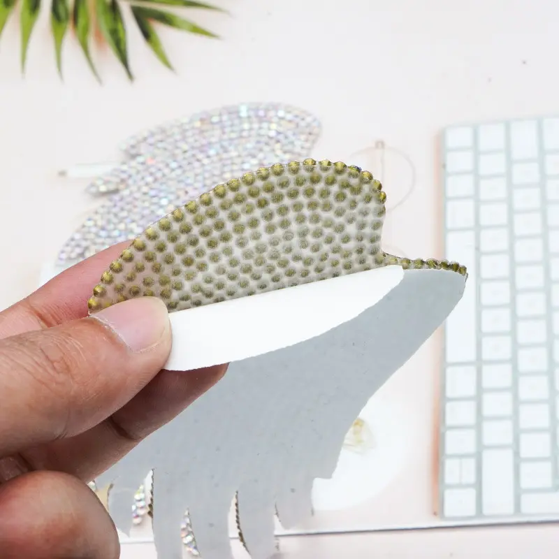 Melek kanatları sıcak elmas yaratıcı kendinden yapışkanlı diy çanta ayakkabı ve şapka dekoratif rhinestones