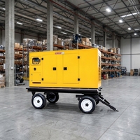 Générateur diesel 25 kVA-250 kVA avec démarrage automatique et ATS, type silencieux mobile
