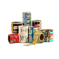 Rollo de Embalaje Flexible con Logotipo Personalizado, Película de Aluminio, PVC, OPP, PET, PE, Plástico Laminado para Alimentos, Chocolate, Bocadillos, Galletas, Gelatina