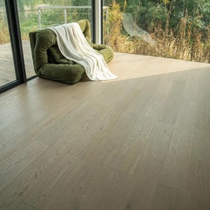 Parquet stratifié en bois d'ingénierie 15mm 14mm, noyau en bouleau russe, chêne <span class=keywords><strong>blanc</strong></span> de qualité ABCD, système de pose à clipser, étanche - Product Image 5