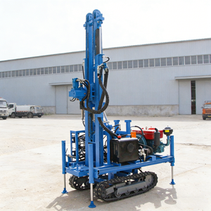 מקדחת בארות מים הידראולית מסוג דיזל זחלית 200 מטר 260 מטר לקידוחי בור - Product Image 2