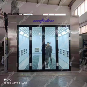 AUTOKE ATK-001 CE Certified <strong>Spray</strong> <strong>Booths</strong> LED Electric/<strong>Diesel</strong> Heating Waterborne Downdraft <strong>Car</strong> Painting Wall Low Bake Paint <strong>Booth</strong> - Product Image 5