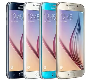 هاتف ذكي أصلي مستعمل 4G ، هاتف محمول غير مقفل ، Samsung Galaxy S6 ، S2 ، S3 ، S4 ، S5 ، S6 Edge