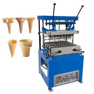 चाय कॉफी दूध के लिए नॉन स्टिक वेफर बिस्किट कोन बनाने की मशीन खाद्य कप मेकर