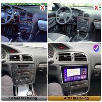 Autoradio 8+256 Go pour Peugeot 406 1994-2006 Lecteur DVD de voiture Carte 4G WIFI DVR TPMS RDS OBD Caméra 360 Android