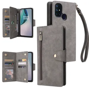 For Oneplus Nord N10 5g Phone Case Shockproof Credit Card Holder Leather Wallet Flip Phone Leather Case