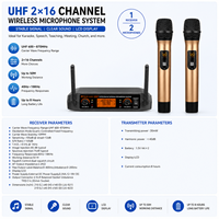 Microphone sans fil professionnel UHF JIN JUE JU821 à prix d'usine, dynamique, pour l'enseignement, la scène et les conférences