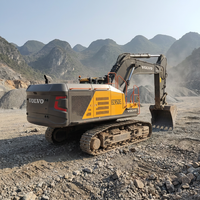 Excavatrice d'occasion Volvo EC380 38 tonnes, excellente machine de génie civil et minier, pompe Kawasaki d'origine, modèles 380bl 480 240 365