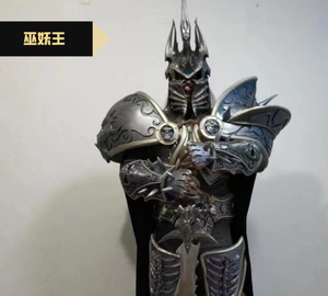 Ensemble d'épées jouets bleues/blanches du Lich King <span class=keywords><strong>Arthas</strong></span> de World of Warcraft, armure et armes personnalisables, accessoires de cosplay - Product Image 5