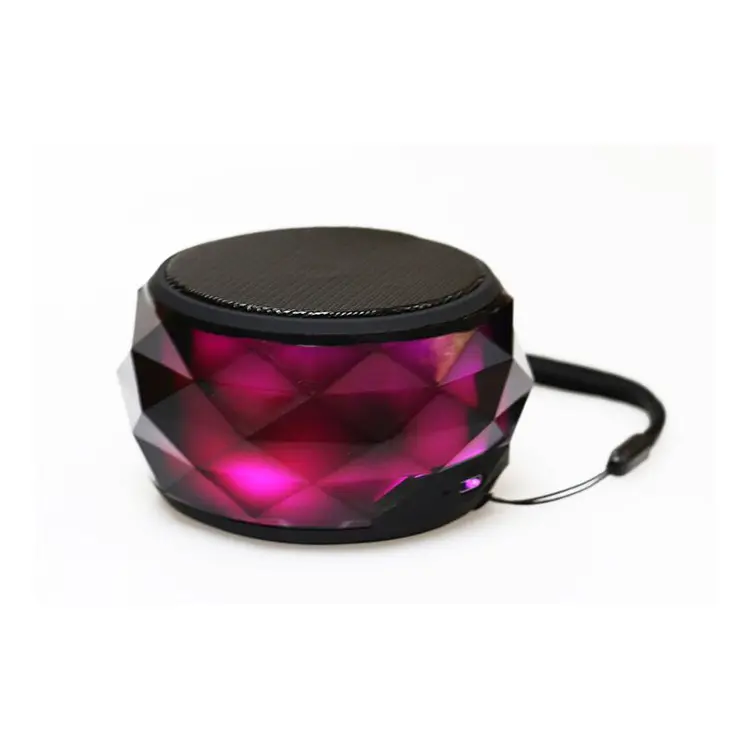 TWS Popular RGB Lights Diamond Shape Design Mini Portable Gift Shop Speaker