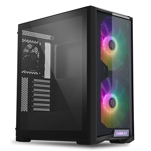 Boîtier PC ATX Lian Li LANCOOL <span class=keywords><strong>215</strong></span>, boîtier de jeu économique à haut débit d'air, double ventilateur ARGB PWM, boîtier de jeu RGB pour plateformes Intel et AMD - Product Image 6