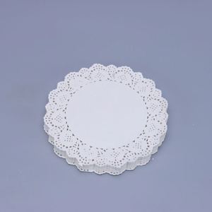 Disposable High Quality Double-Sided Lace Oil Absorbing <b>Paper</b> Pad White Food Grade Eco-Friendly Greaseproof Non-Stick for Bread - Product Image 3