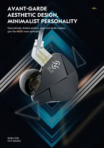 CCZ MC01 10MM Dual-Magnet Große DD-Gaming-Ohrhörer Kabel gebundener Kopfhörer In-Ear-Monitor-Kopfhörer mit abnehmbarem 5N OFC-Kabel für Musik - Product Image 4