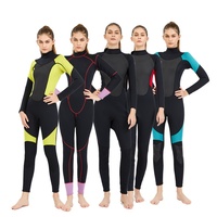 Combinaison de plongée en néoprène 3/5 mm, ensemble complet pour hommes et femmes, manches longues, col rond, séchage rapide, professionnelle pour le surf et la plongée libre