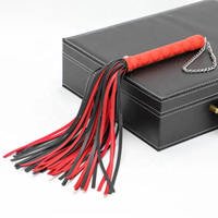 Luxe SM PU cuir esclave adulte jeu de sexe fessée fouet Flogger pagaie fétiche poignée fouet adulte jouets érotiques Bondage Gear